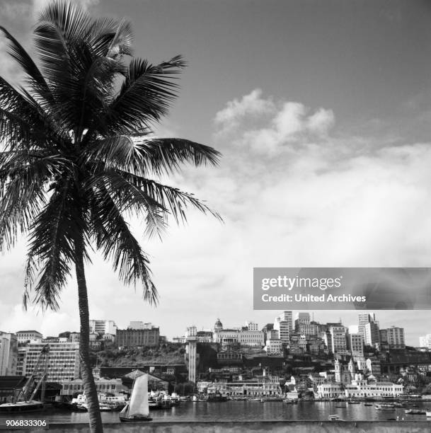 View of the Mercado Modelo, Brazil 1960s.