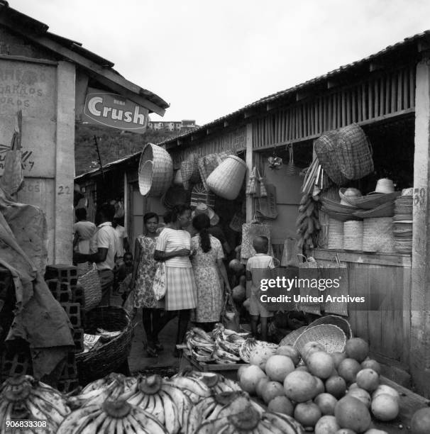 The Feira de Agua de Meninos in Salvador, Brazil 1960s.