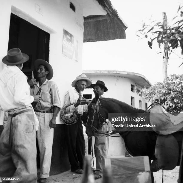 On the cattle market, Colombia 1960s.