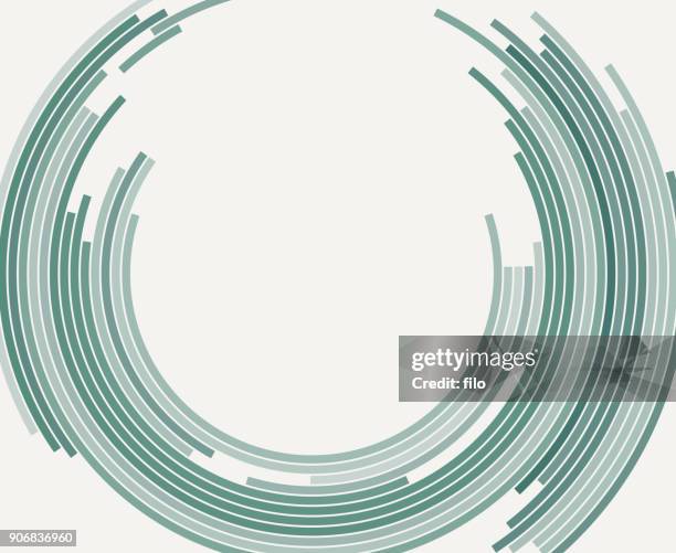 abstract circles background - zoom effect stock illustrations