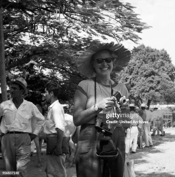 On the cattle market, Colombia 1960s.