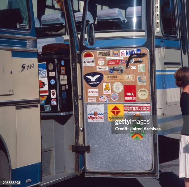 On the way to Dubrovnik, Croatia, Yugoslavia 1970s.