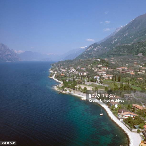 Alassio in Liguria in Italy, 1980s.