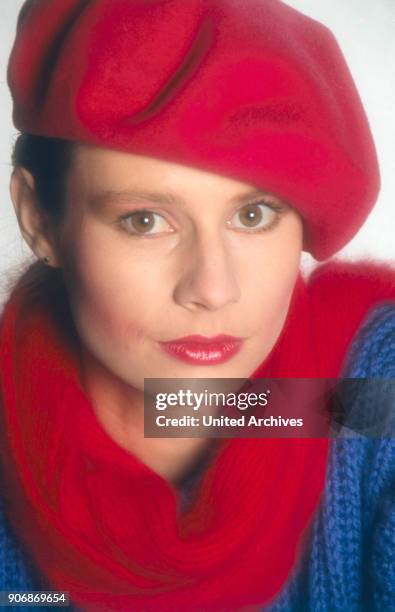 Woman with basque cap, 1980s.