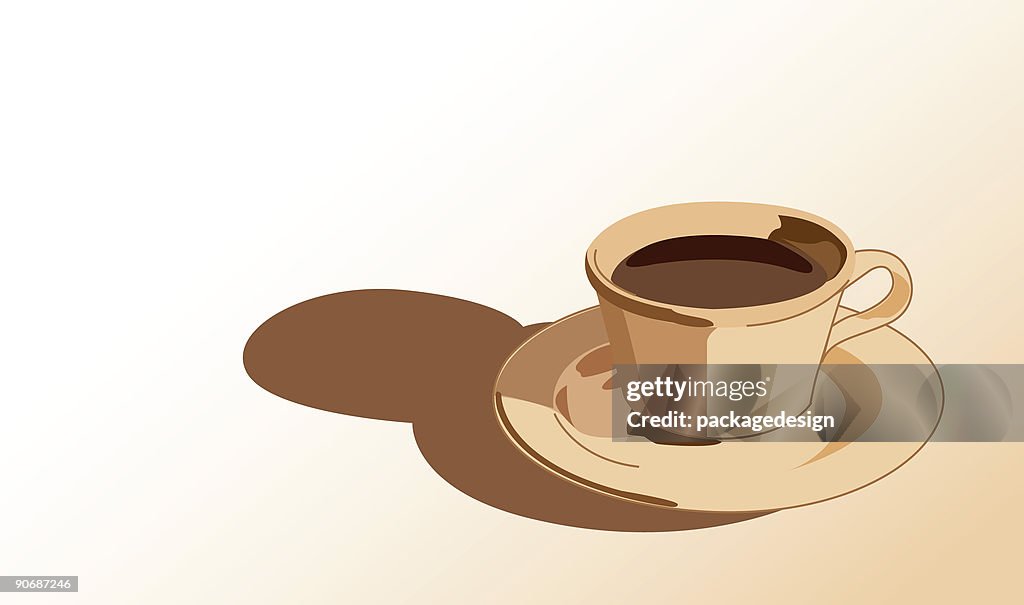Coffee in Warm Browns