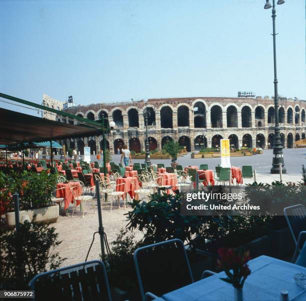 Vacation in Verona, Italy 1970s/1980s.