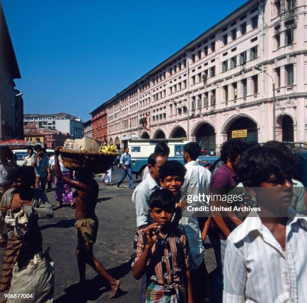 Trip to Colombo, Sri Lanka, 1980s.