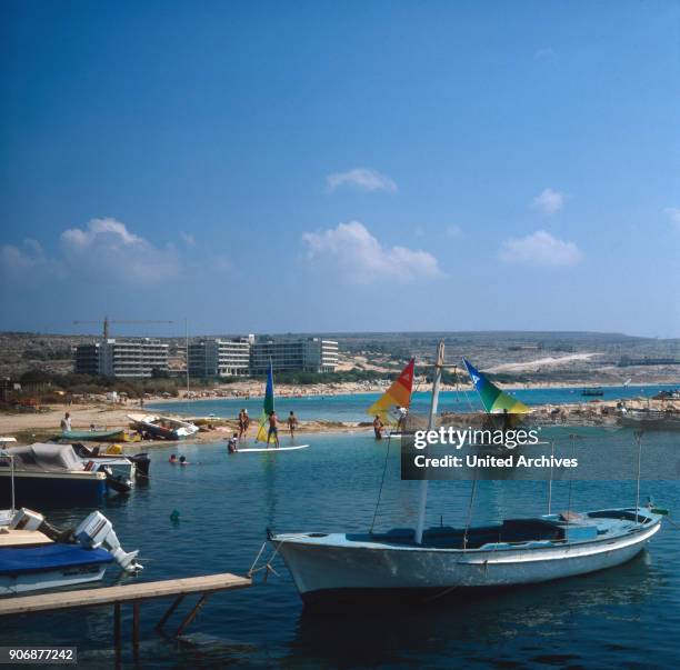 Trip to Agia Napa, Cyprus, 1980s.