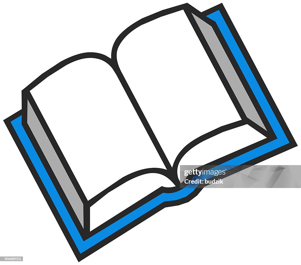 Book simple icon or logo - vector