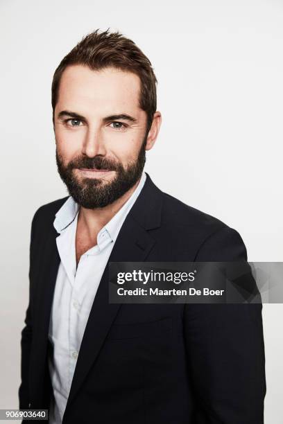 Daniel MacPherson of Cinemax's 'Strike Back' poses for a portrait during the 2018 Winter TCA Tour at Langham Hotel on January 11, 2018 in Pasadena,...