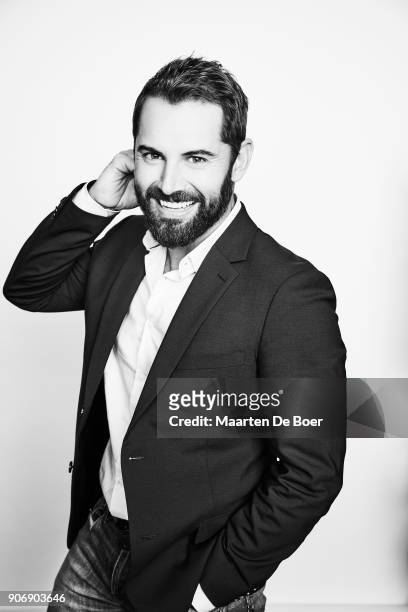 Daniel MacPherson of Cinemax's 'Strike Back' poses for a portrait during the 2018 Winter TCA Tour at Langham Hotel on January 11, 2018 in Pasadena,...