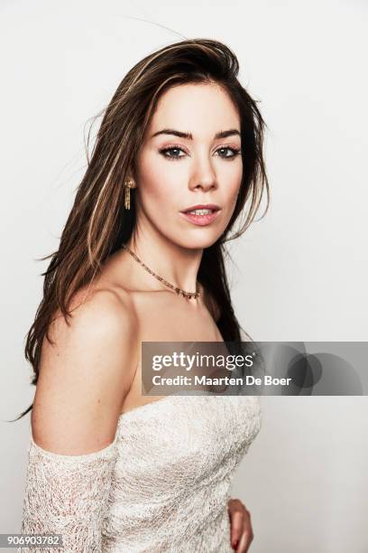 Roxanne McKee of Cinemax's 'Strike Back' poses for a portrait during the 2018 Winter TCA Tour at Langham Hotel on January 11, 2018 in Pasadena,...