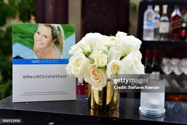 General view of atmosphere at Christie Brinkley Celebrates Her Partnership With Merz Aesthetics at Waldorf Astoria Beverly Hills on January 18, 2018...