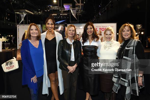From left to right, SAG Awards Executive producer Kathy Connell, SAG Awards nominee Amanda Brugel, SAG Awards Committee Chair & SAF-AFTRA Foundation...