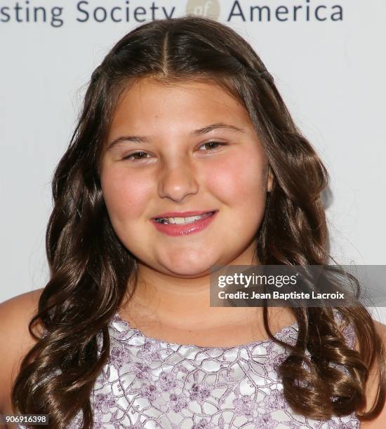 Mackenzie Hancsicsak attends the Casting Society Of America's 33rd Annual Artios Awards at The Beverly Hilton Hotel on January 18, 2018 in Beverly...