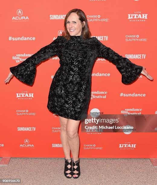 Actor Molly Shannon attends the "Private Life" Premiere during the 2018 Sundance Film Festival at Eccles Center Theatre on January 18, 2018 in Park...