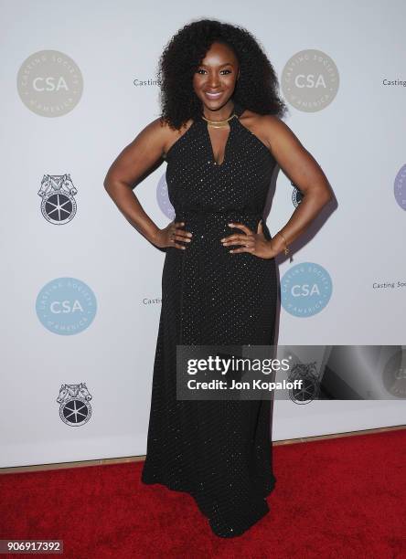 Saycon Sengbloh attends the Casting Society Of America's 33rd Annual Artios Awards at The Beverly Hilton Hotel on January 18, 2018 in Beverly Hills,...
