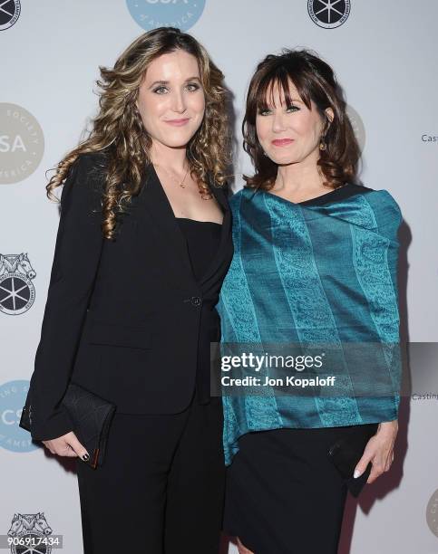 Mary McDonnell and daughter Olivia Mell attend the Casting Society Of America's 33rd Annual Artios Awards at The Beverly Hilton Hotel on January 18,...