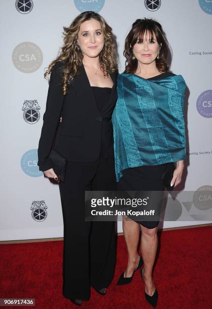 Mary McDonnell and daughter Olivia Mell attend the Casting Society Of America's 33rd Annual Artios Awards at The Beverly Hilton Hotel on January 18,...