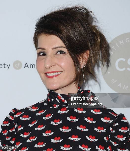 Nia Vardalos attends the Casting Society Of America's 33rd Annual Artios Awards at The Beverly Hilton Hotel on January 18, 2018 in Beverly Hills,...
