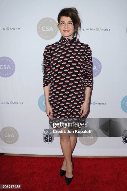 Nia Vardalos attends the Casting Society Of America's 33rd Annual Artios Awards at The Beverly Hilton Hotel on January 18, 2018 in Beverly Hills,...