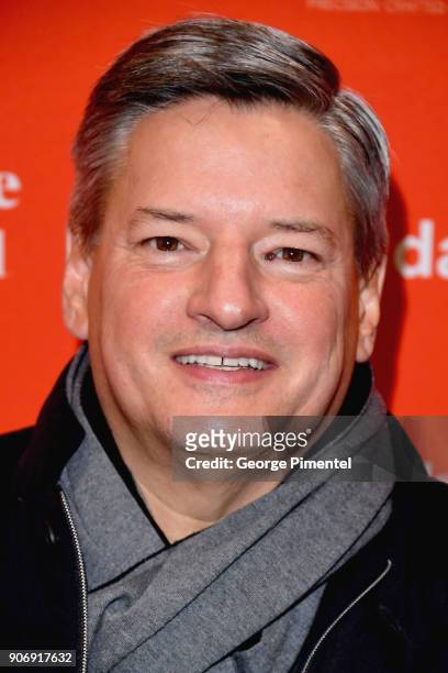 Netflix Chief Content Officer Ted Sarandos attends the "Private Life" Premiere during the 2018 Sundance Film Festival at Eccles Center Theatre on...