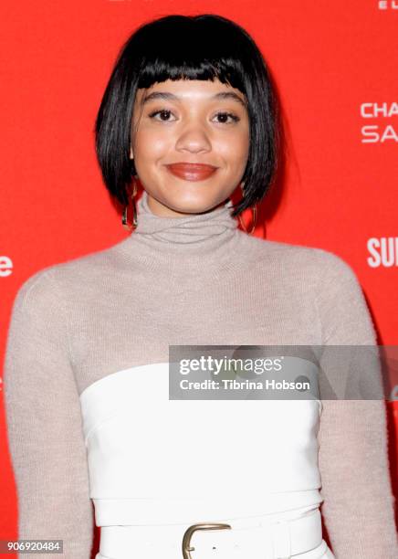 Kiersey Clemons attends the Volunteer Screening Of "Hearts Beat Loud" Premiere during the 2018 Sundance Film Festival at Park City Library on January...