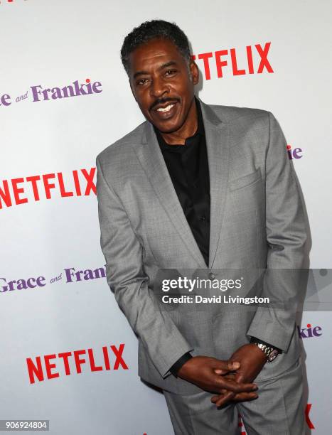Actor Ernie Hudson attends the premiere of Netflix's "Grace and Frankie" Season 4 at ArcLight Cinemas on January 18, 2018 in Culver City, California.