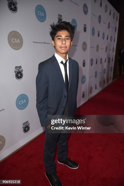 Orlando Kennedy attends the Casting Society Of America's 33rd Annual Artios Awards at The Beverly Hilton Hotel on January 18, 2018 in Beverly Hills,...