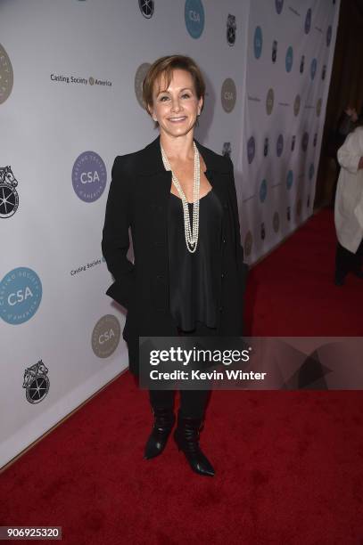 Gabrielle Carteris attends the Casting Society Of America's 33rd Annual Artios Awards at The Beverly Hilton Hotel on January 18, 2018 in Beverly...