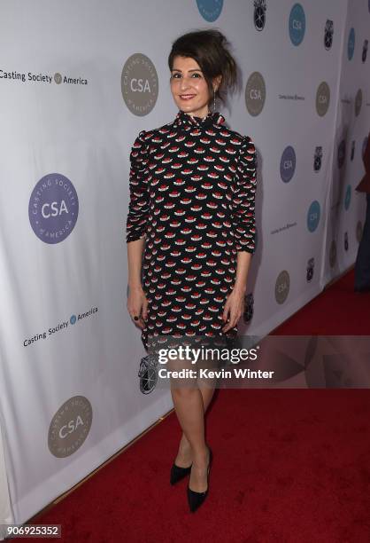 Nia Vardalos attends the Casting Society Of America's 33rd Annual Artios Awards at The Beverly Hilton Hotel on January 18, 2018 in Beverly Hills,...