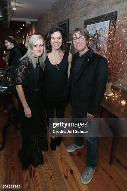 Executive Director of The Recording Academy Chicago Chapter Sarah Jansen, Kristin Klimas, and Justin Roberts attend The Recording Academy Chicago...