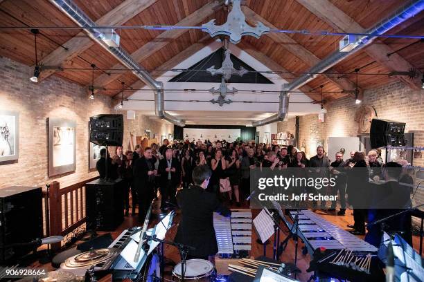 Third Coast Percussion performs at The Recording Academy Chicago Chapter Nominee Reception and Membership Celebration on January 18, 2018 in Chicago,...