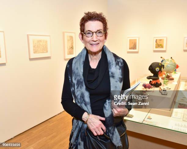 Susan Wechsler attends Outsider Art Fair New York 2018 - VIP Early Access Preview at Metropolitan Pavilion on January 18, 2018 in New York City.
