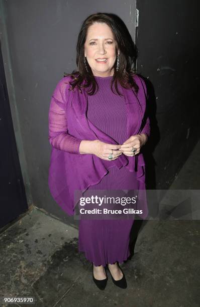 Ann Dowd poses backstage at The 33rd Annual Artios Awards given for excellence in casting at Stage 48 on January 18, 2018 in New York City.