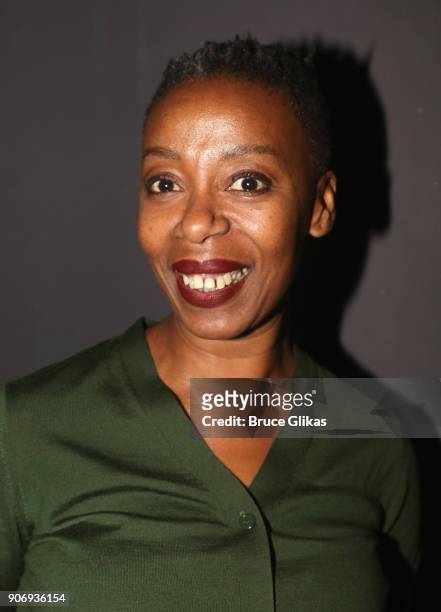 Noma Dumezweni poses backstage at The 33rd Annual Artios Awards given for excellence in casting at Stage 48 on January 18, 2018 in New York City.