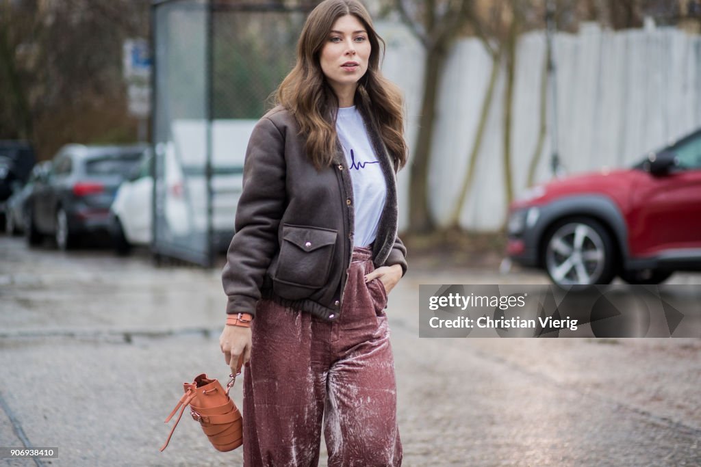 Street Style - Berlin Fashion Week January 2018