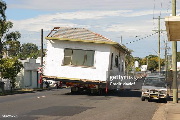 half house - wide load stock pictures, royalty-free photos & images