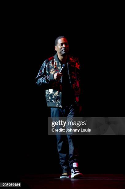 Tony Rock performs onstage at the Miami Festival Of Laughs at James L. Knight Center on January 13, 2017 in Miami, Florida.