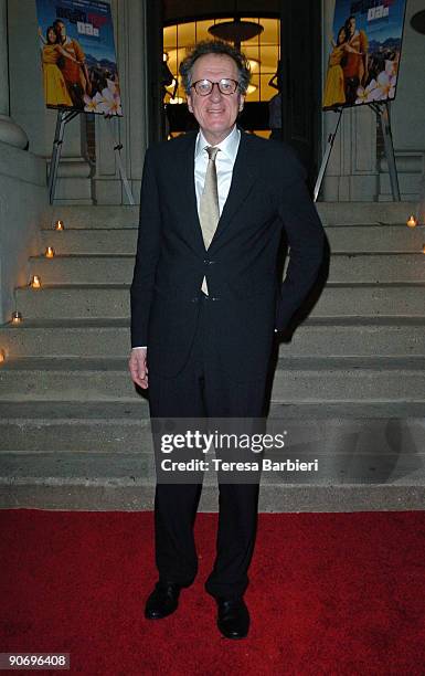 Actor Geoffrey Rush attends the "Bran Nue Dae" premiere after party during the Toronto International Film Festival held at National Ballet School on...