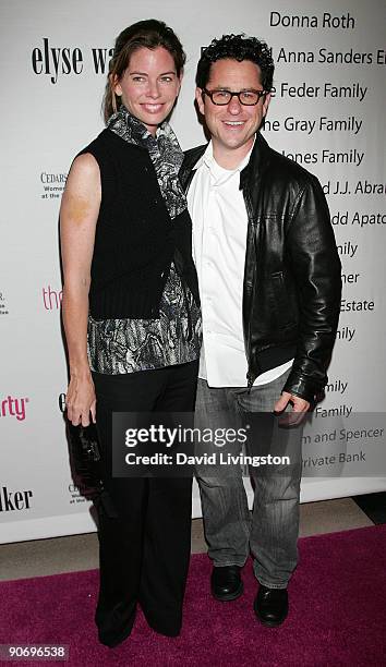 Director J.J. Abrams and wife Katie McGrath attends the 5th annual Pink Party at La Cachette Bistro on September 12, 2009 in Santa Monica, California.