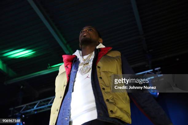 Fabolous performs on January 18, 2018 in New York City.