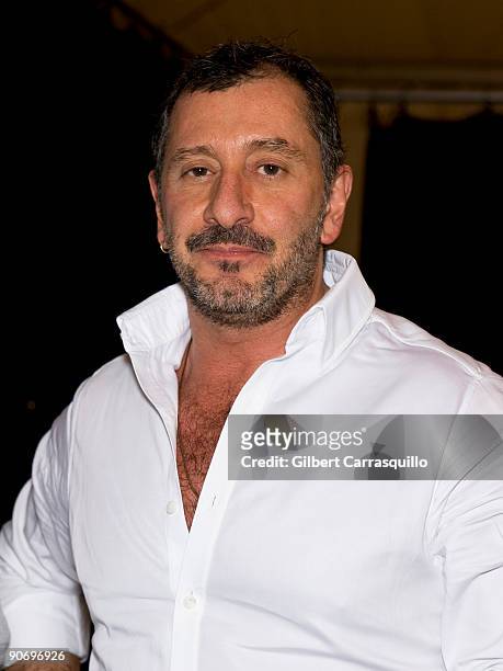 Designer Chado Ralph Rucci attends Chado Ralph Rucci Spring 2010 during Mercedes-Benz Fashion Week at Bryant Park on September 12, 2009 in New York...