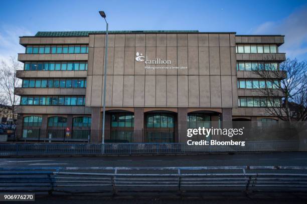 The Carillion Plc headquarter offices stand in Wolverhampton, U.K., on Thursday, Jan. 18, 2018. The Wolverhampton, central England-based company...