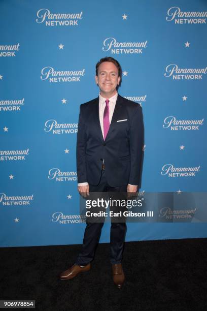 Drew Droege attends Paramount Network Launch Party at Sunset Tower on January 18, 2018 in Los Angeles, California.