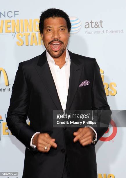 Singer Lionel Richie arrives at "An Evening of Stars: A Tribute To Lionel Richie" hosted by UNCF at the Pasadena Civic Auditorium on September 12,...