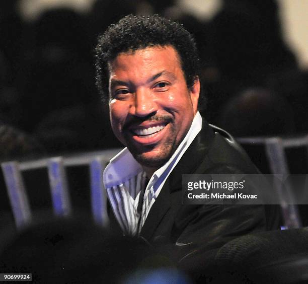 Singer Lionel Richie attends 'An Evening of Stars: A Tribute To Lionel Richie' hosted by UNCF at Pasadena Civic Auditorium on September 12, 2009 in...