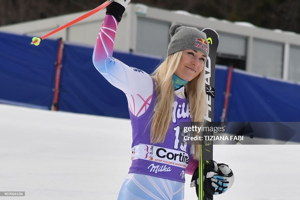 SKI-ALPINE-WOMEN-WORLD-DOWNHILL-PODIUM