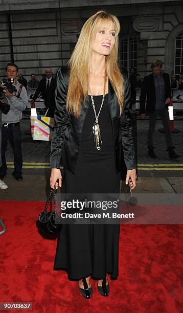 Natascha McElhone attends the UK Premiere of 'Creation', at Curzon Mayfair on September 13, 2009 in London, England.