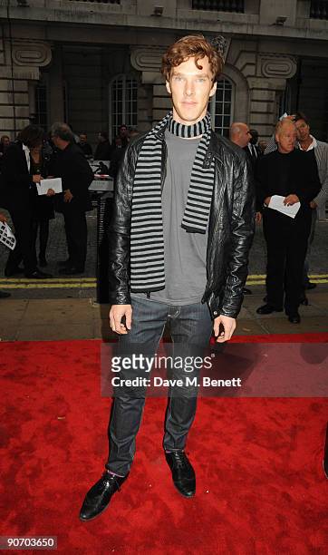 Benedict Cumberbatch attends the UK Premiere of 'Creation', at Curzon Mayfair on September 13, 2009 in London, England.